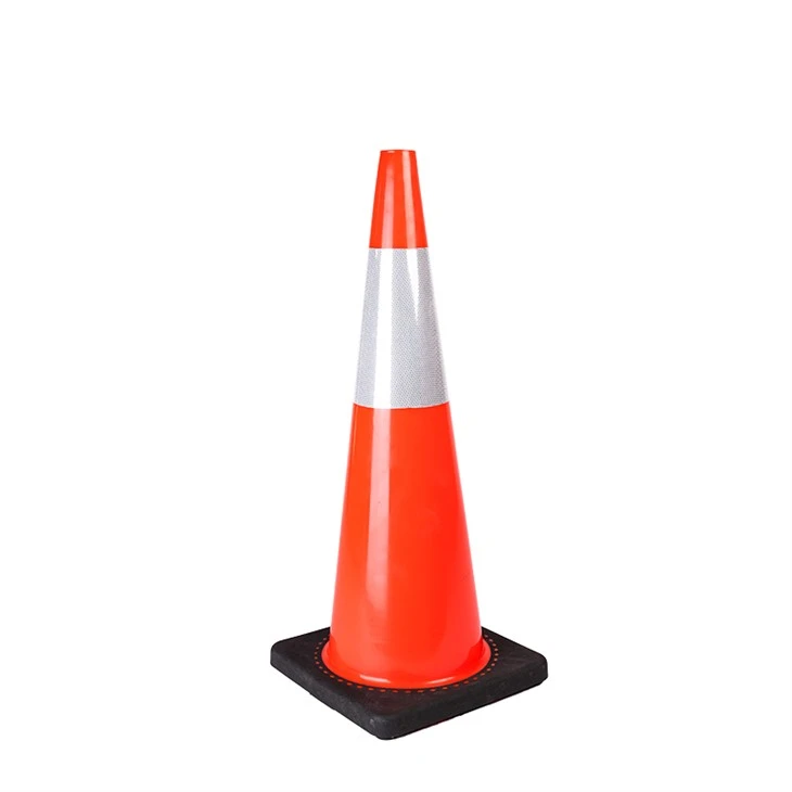 Elastische PVC -verkeersveiligheidskegel
