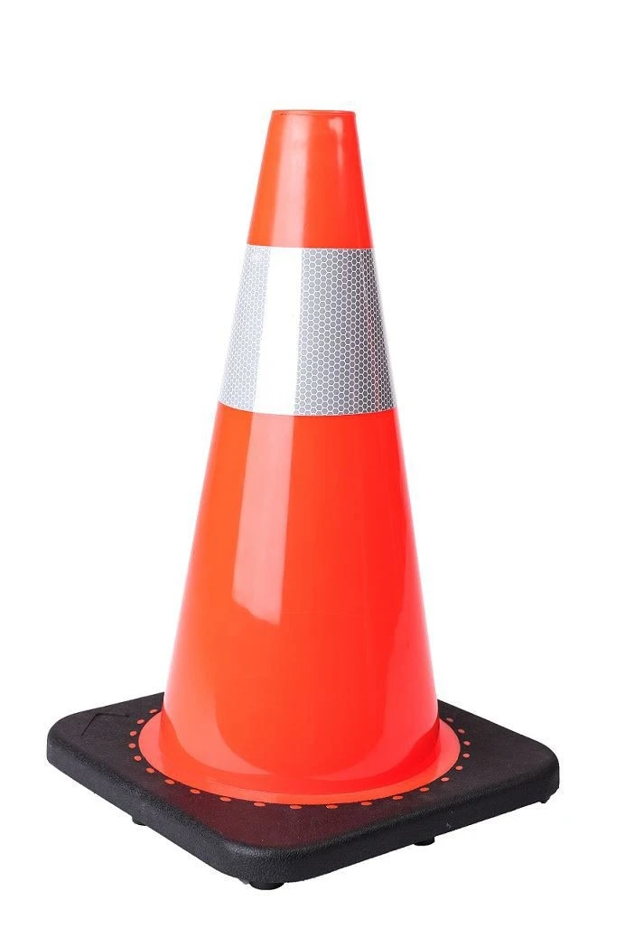 45Cm Height Recycle Pvc Orange Cones
